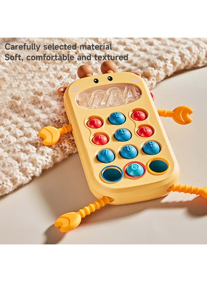 Baby Puzzle Fun Finger Scrambling Toy Pressible Bite Early Education Octopus Lala Toy-Specifications:Rabbit Lalale - Image 2